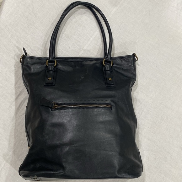 CAVALCANTI beautiful leather bag made in Italy zebra tiger pony hair 15”x13”x5” - Picture 4 of 16